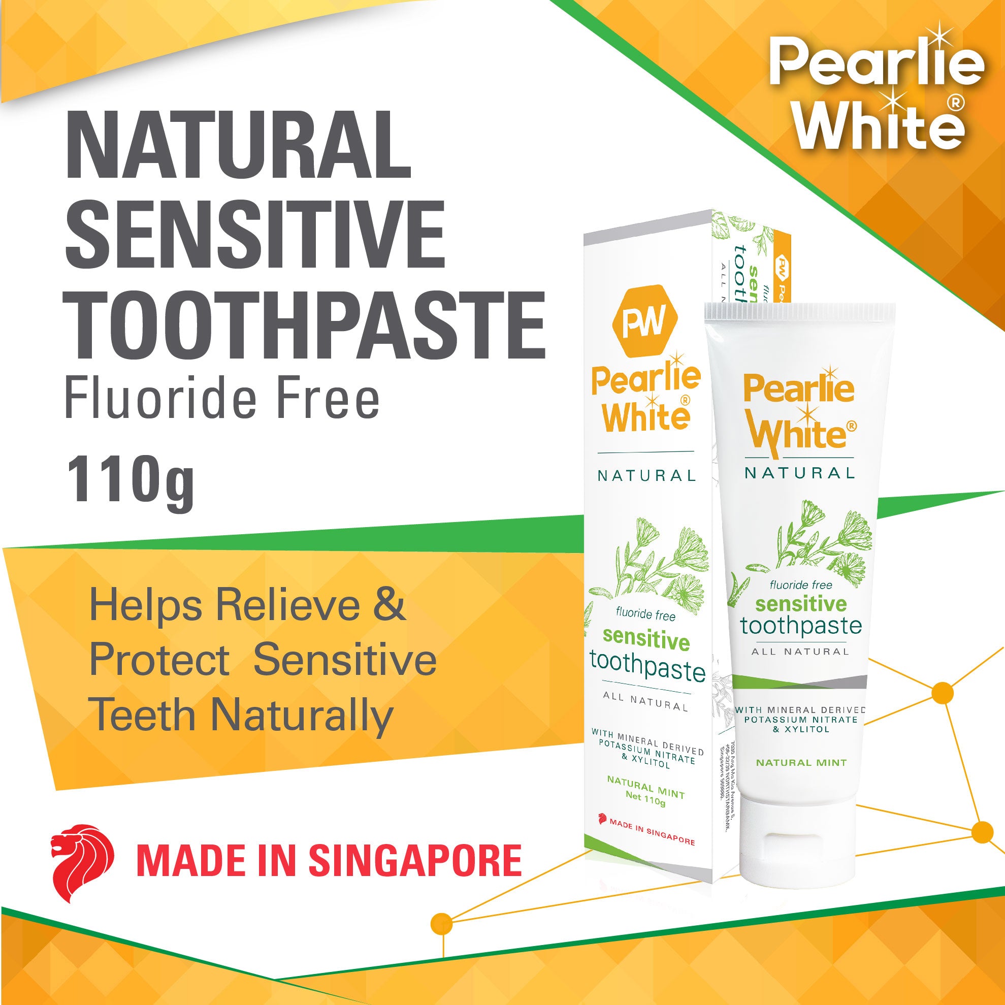 All Natural Sensitive Toothpaste 110gm (Expiry: April 2025)