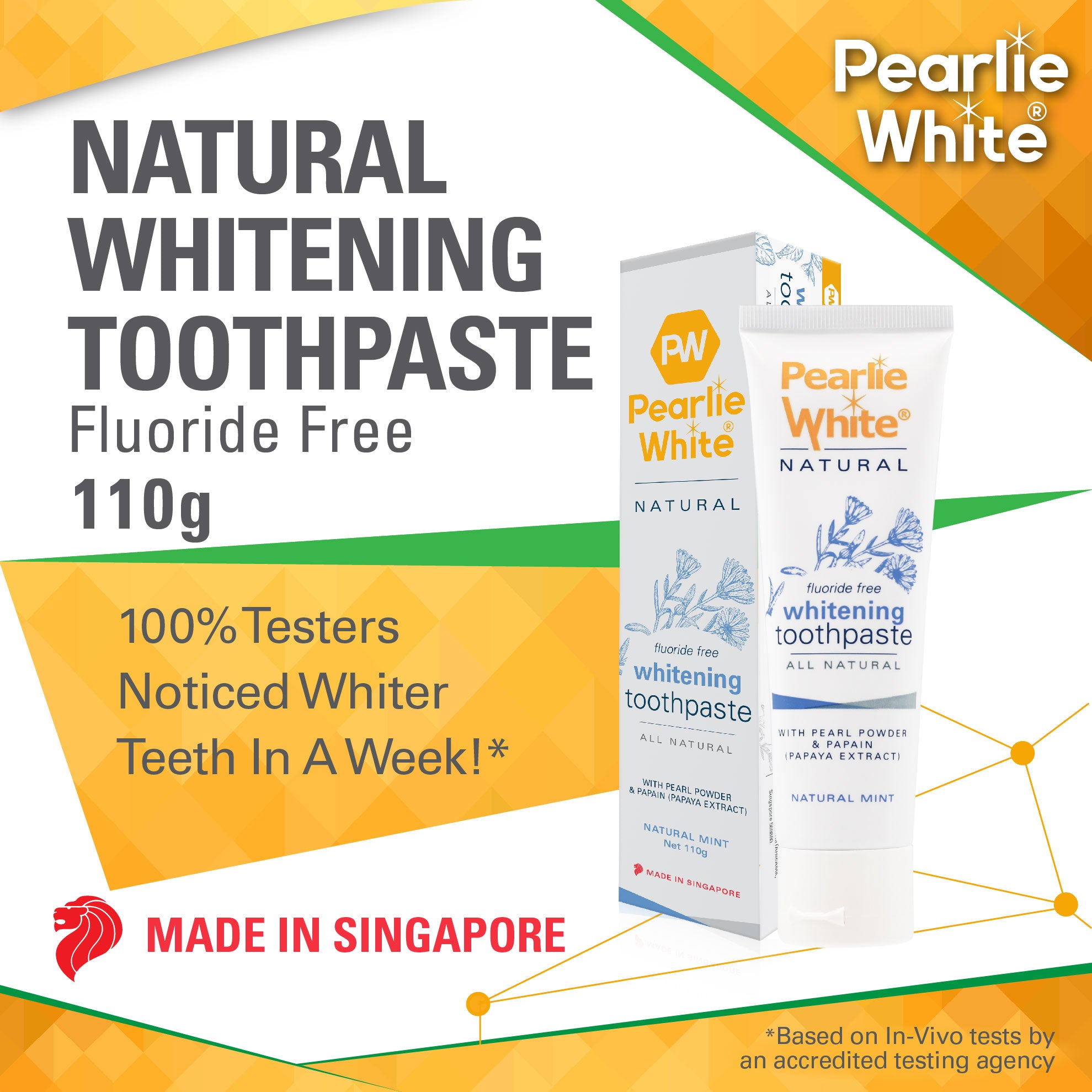 All Natural Whitening Toothpaste 110gm