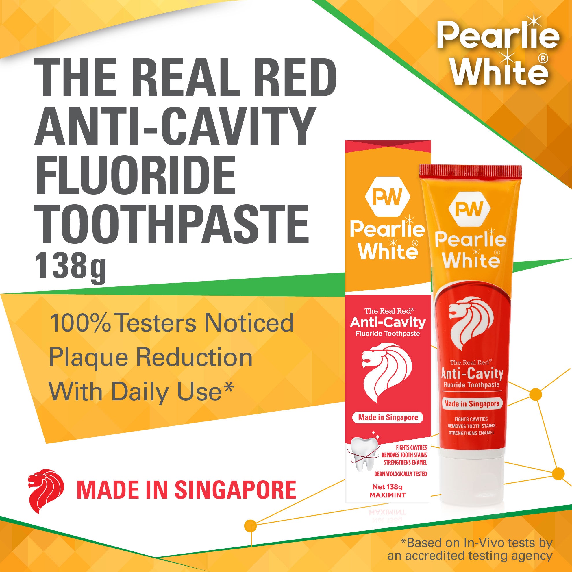 The Real Red® Anti-Cavity Fluoride Toothpaste 138gm