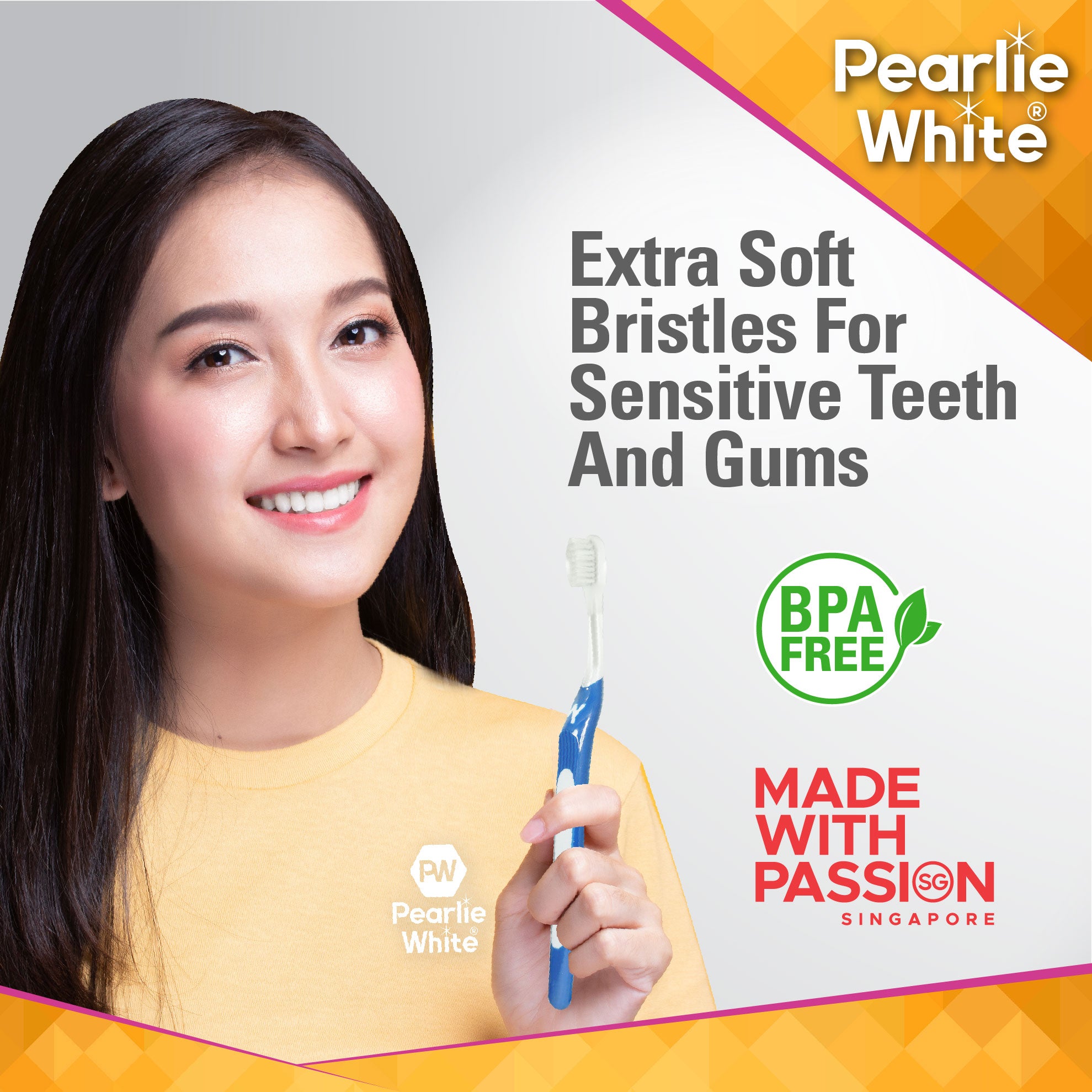 BrushCare Professional Sensitive Extra Soft Toothbrush