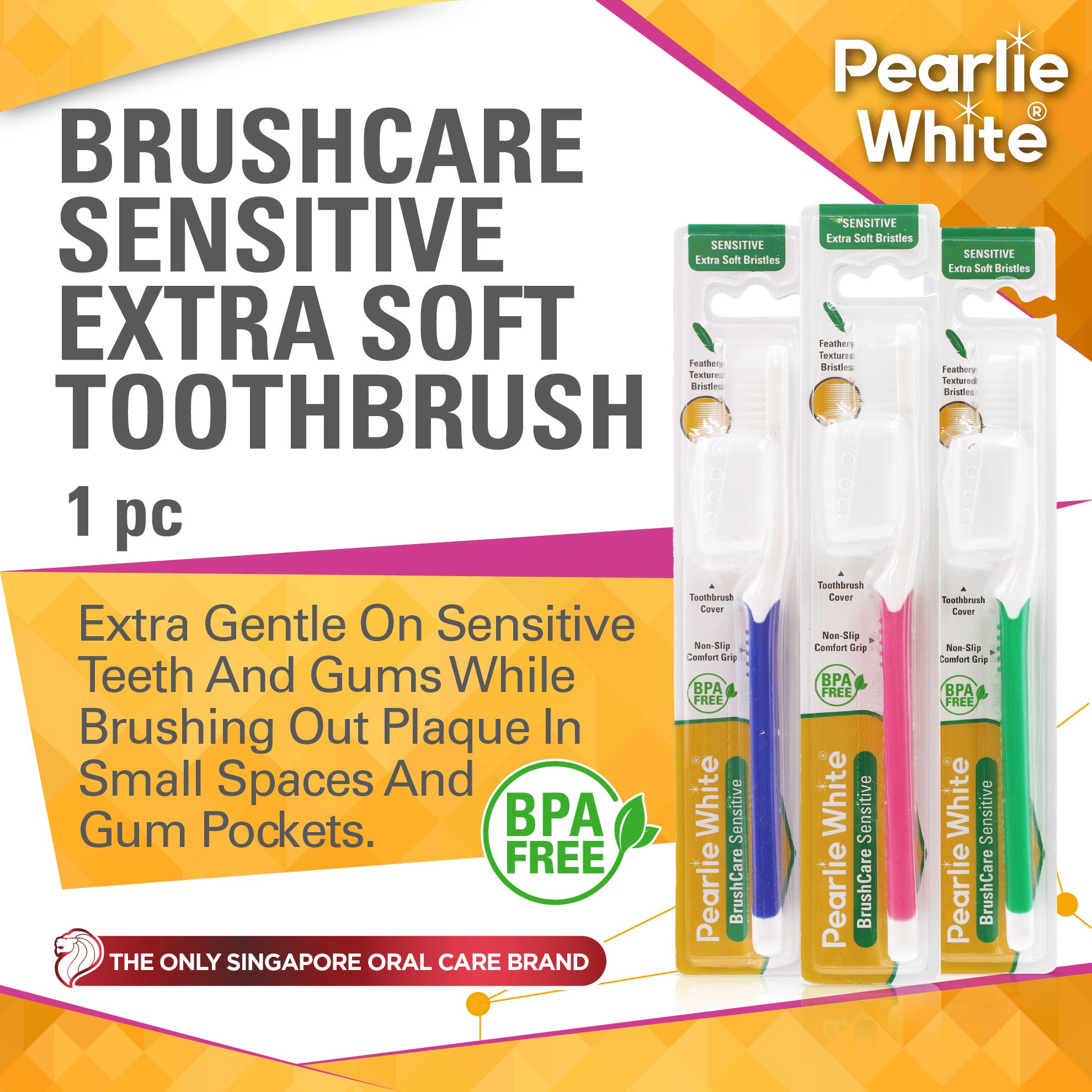 BrushCare Sensitive Extra Soft Toothbrush