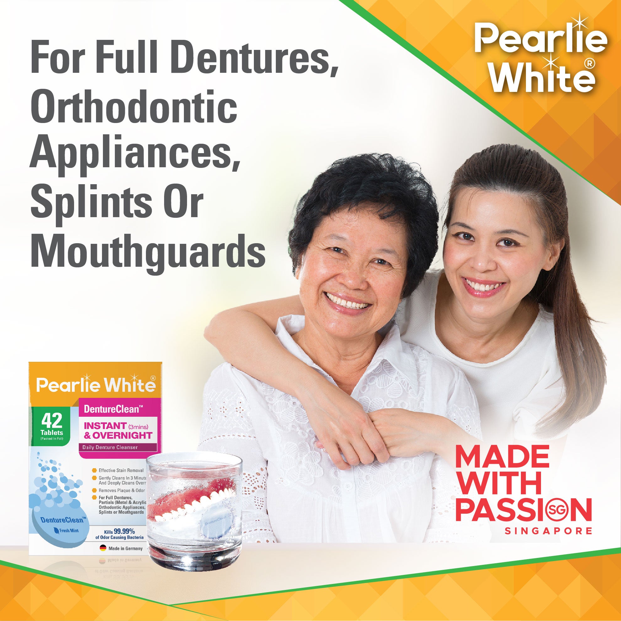 DentureClean - Denture Cleansing Tablets 42pcs