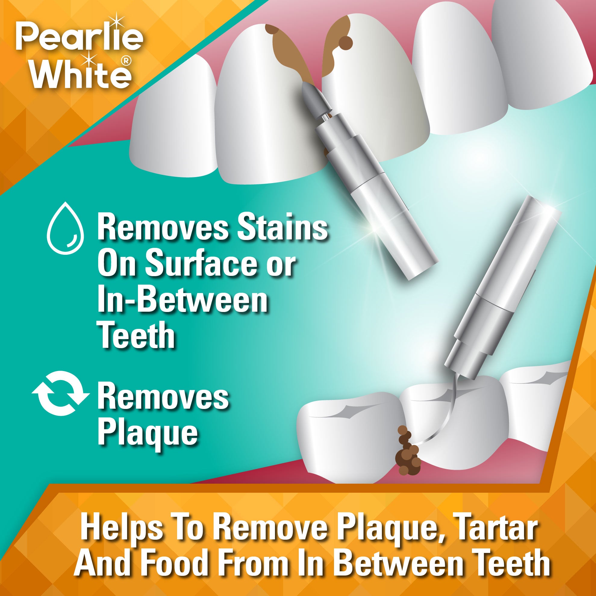 Travel Twin Tooth Stain Eraser & Plaque Remover