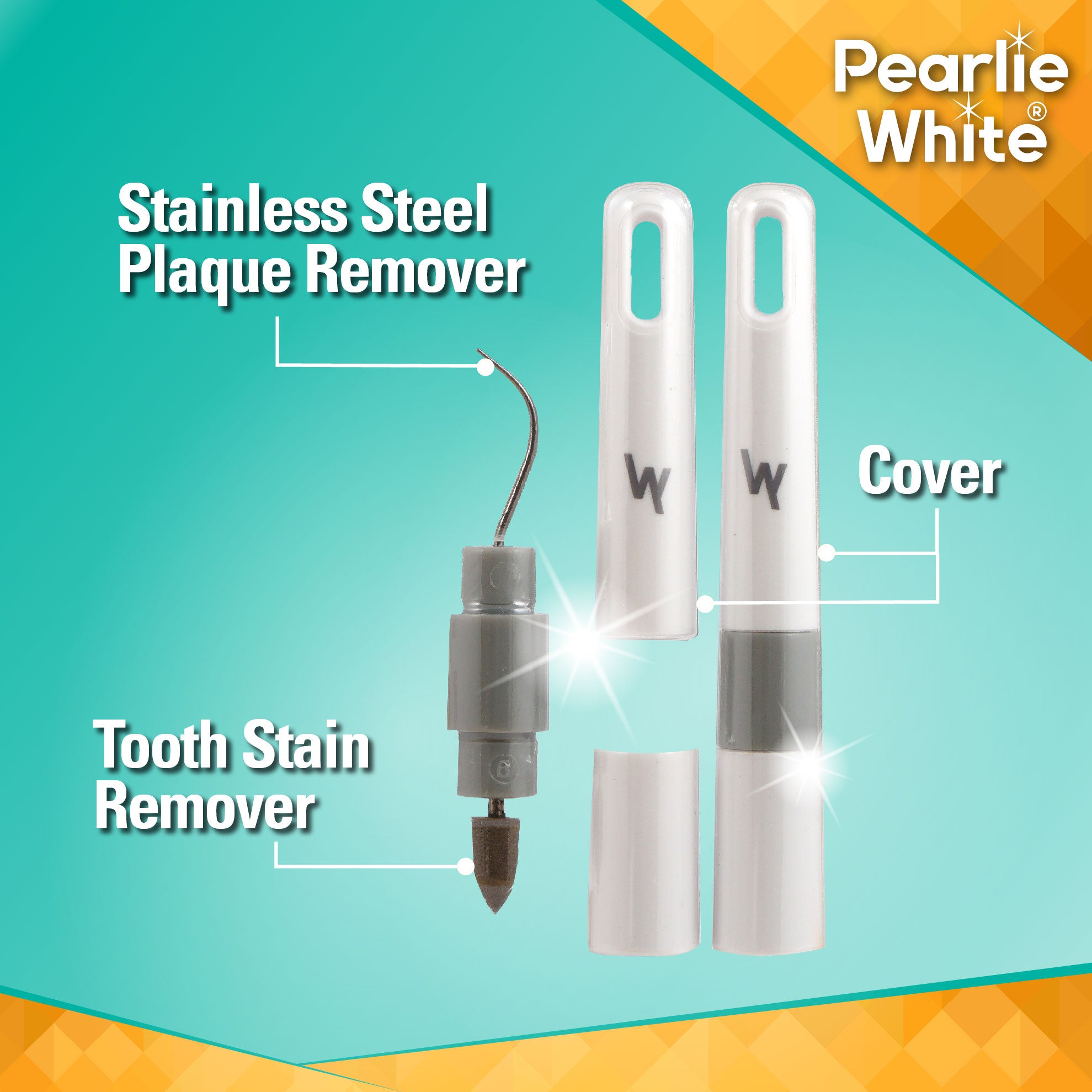 Travel Twin Tooth Stain Eraser & Plaque Remover