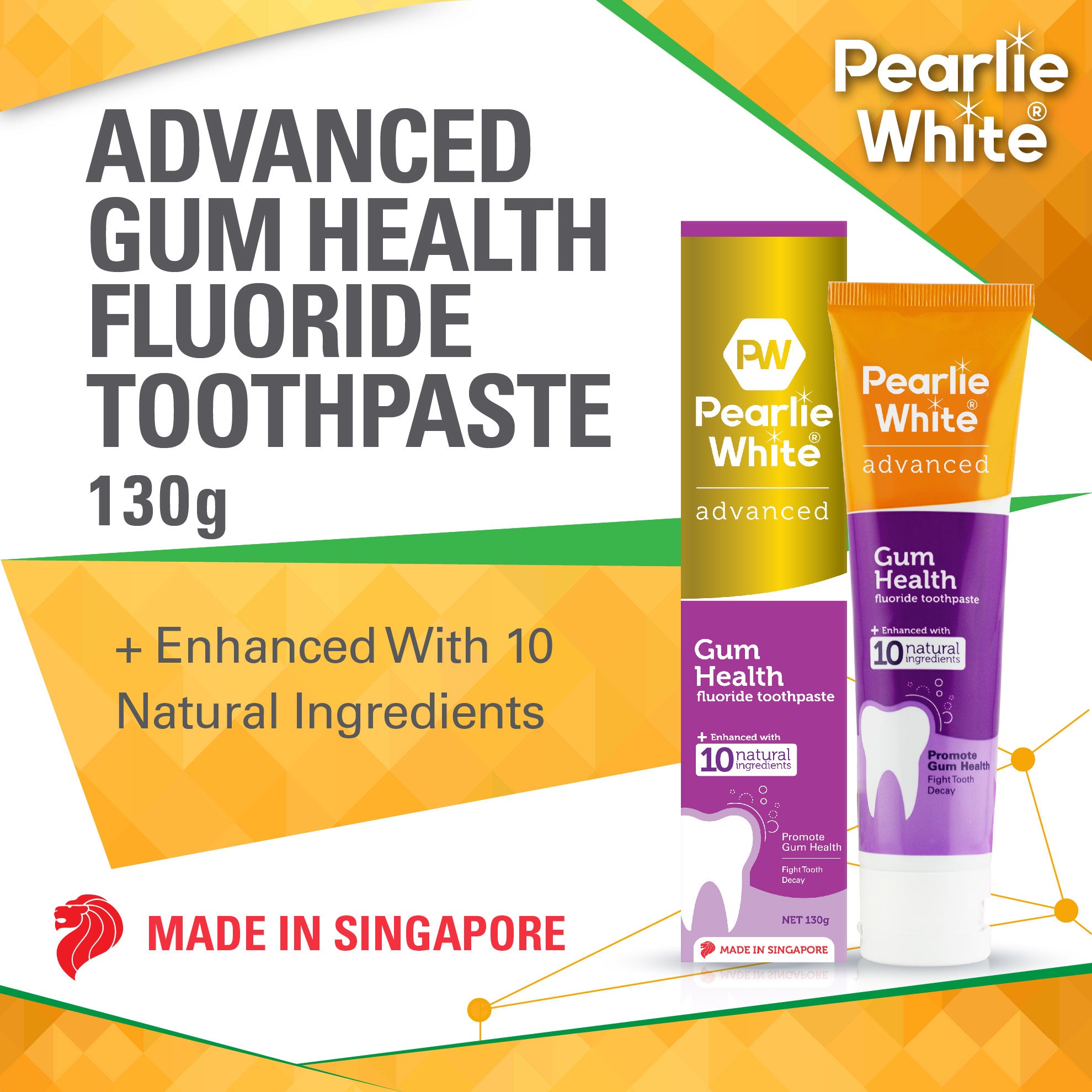 Advanced Gum Health Fluoride Toothpaste 130gm