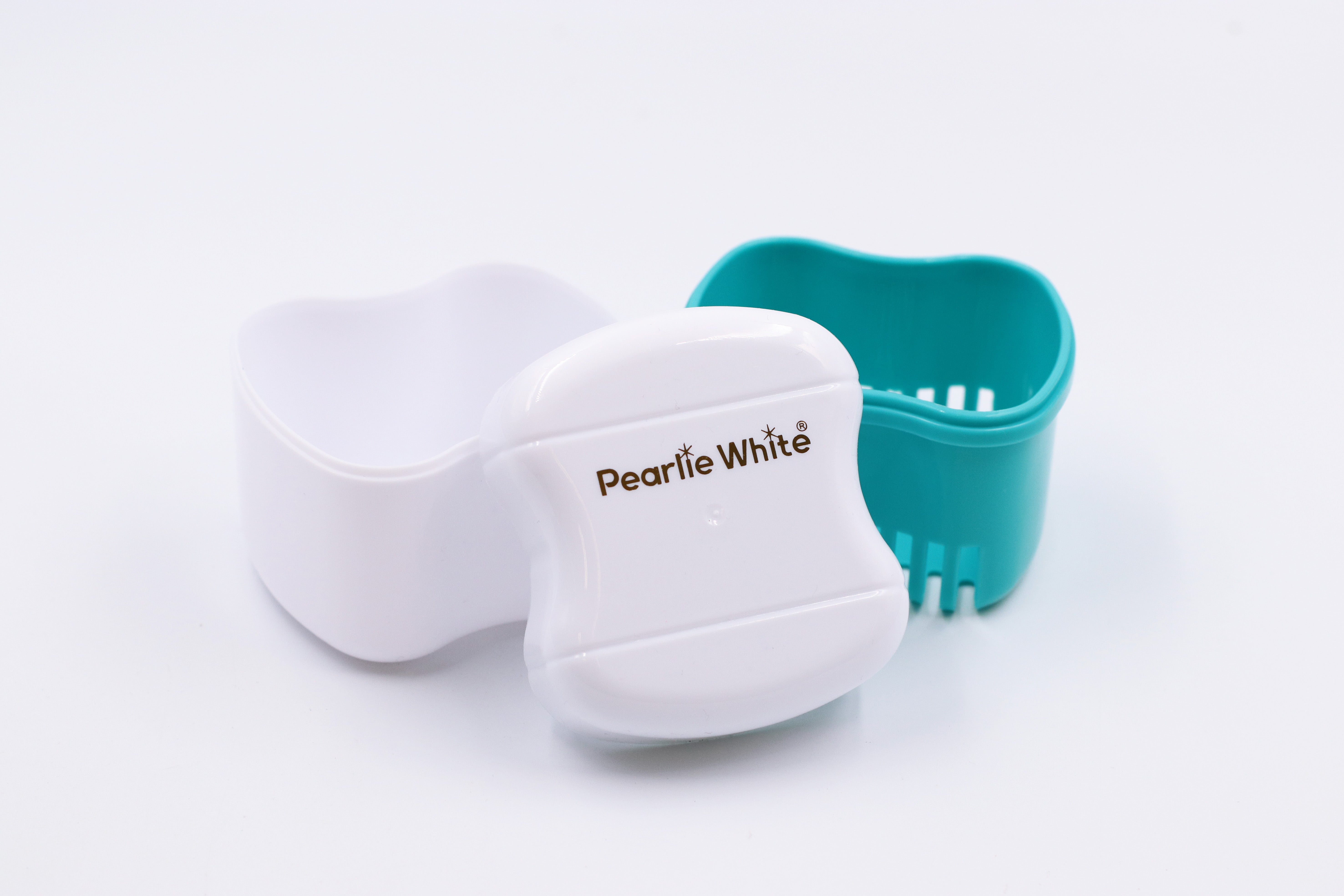 Denture Bath - Denture Container With Rinsing Basket